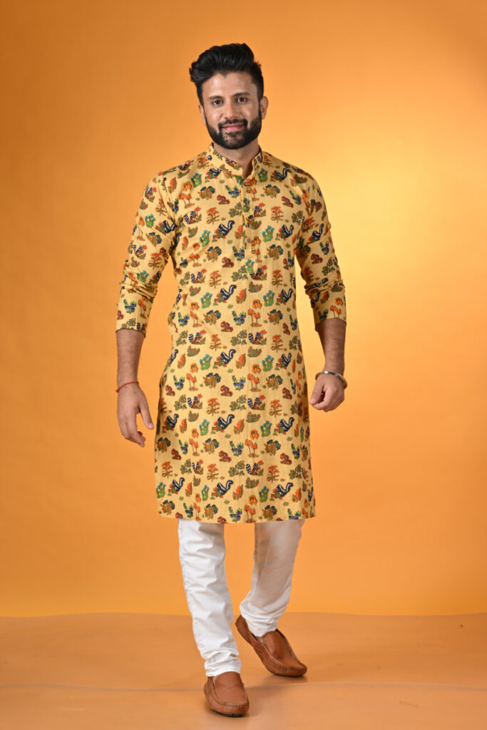 Multi print short kurta Ranjh India